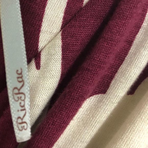 Anthropologie Maroon & cream printed dress 100% silk lined - Picture 4 of 4